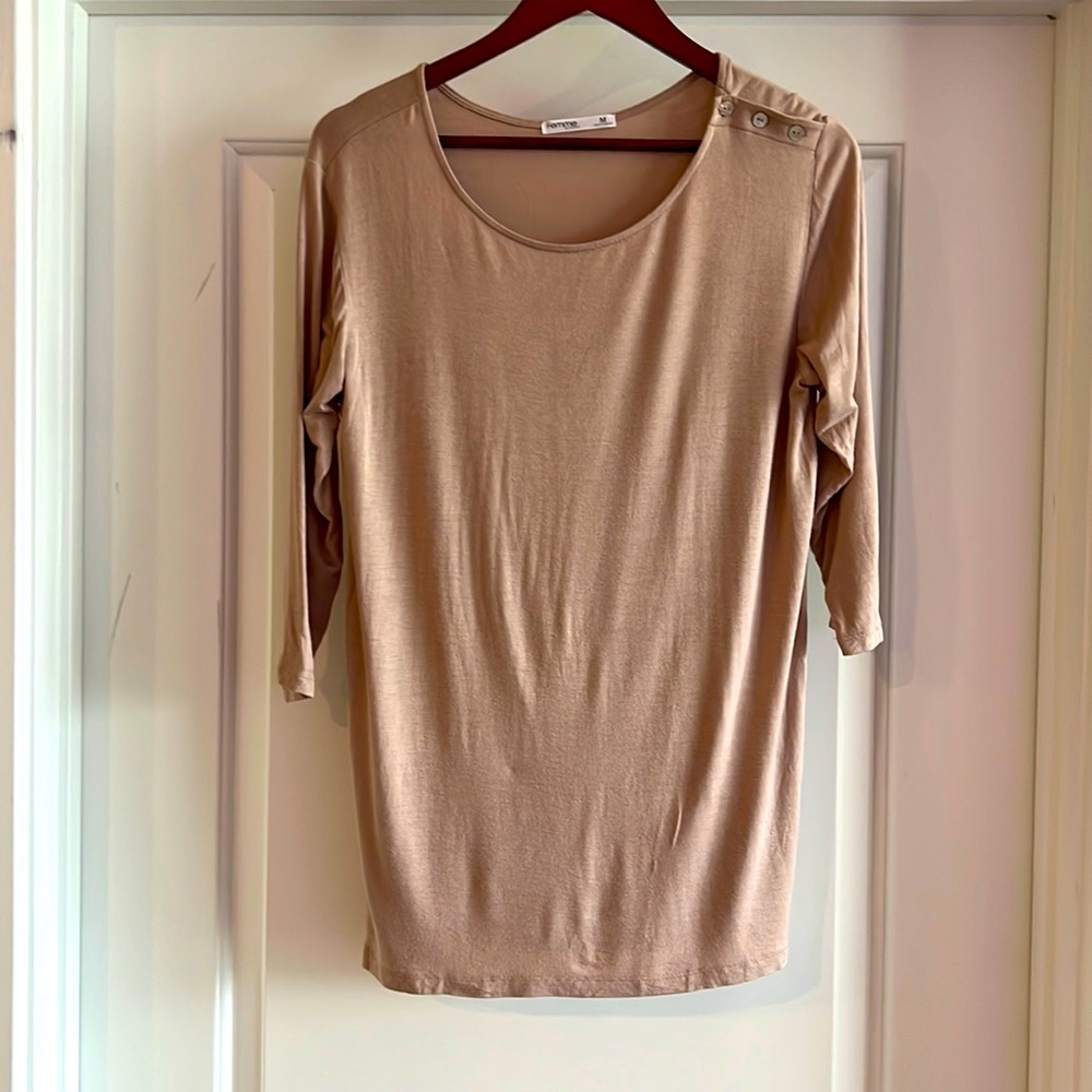 Femme 3/4 Sleeve Shirt, M
